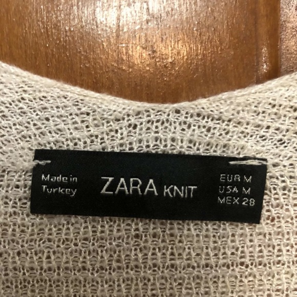 Zara cream pullover sweater - Picture 3 of 3